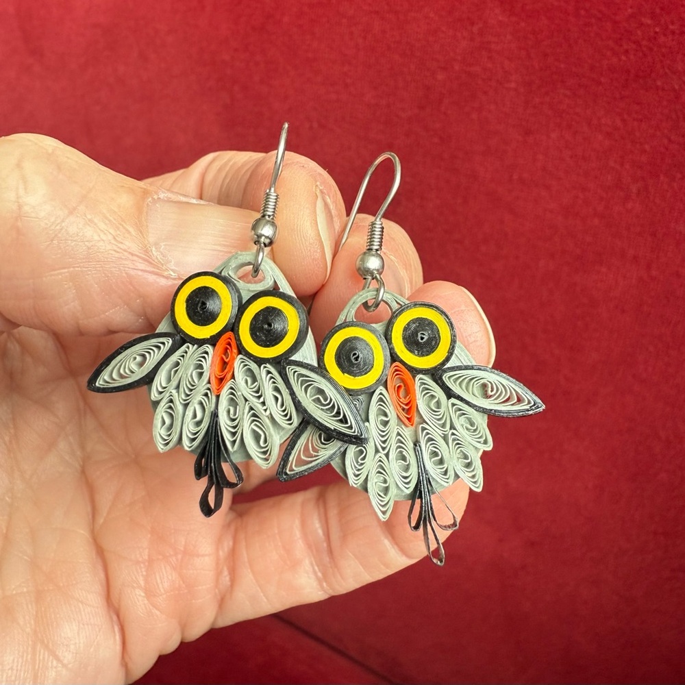 Handcrafted Owl Earrings